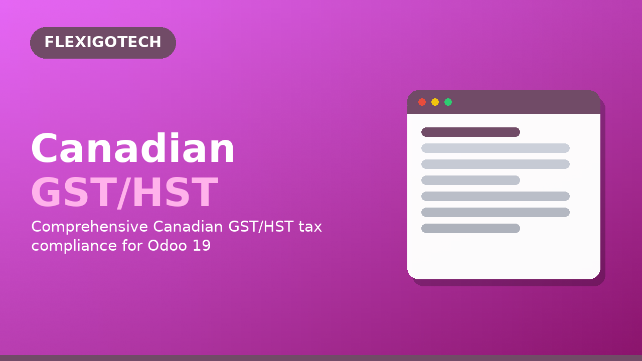 Canadian GST/HST Compliance Module