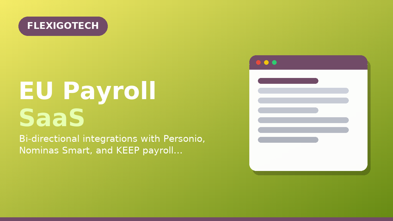 EU Payroll SaaS Connectors