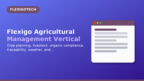 Portada del módulo Flexigo Agricultural Management Vertical para Odoo