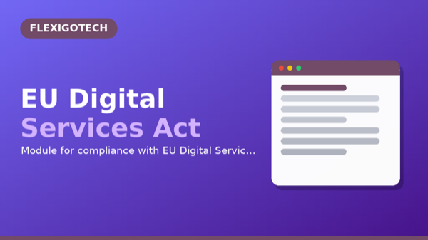 Portada del módulo EU Digital Services Act Compliance Suite para Odoo