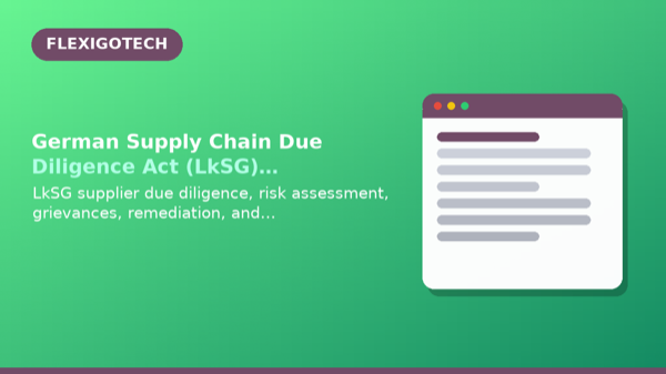 Portada del módulo German Supply Chain Due Diligence Act (LkSG) Compliance para Odoo