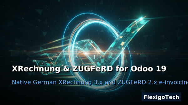 XRechnung and ZUGFeRD e-invoicing module for Odoo