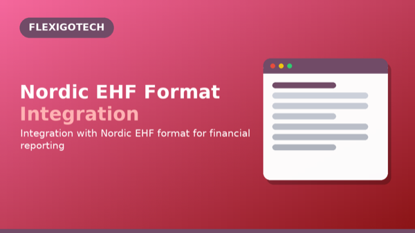 Portada del módulo Nordic EHF Format Integration para Odoo