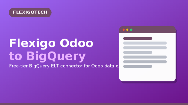 Odoo to BigQuery Free ELT Starter connector running on Odoo 19