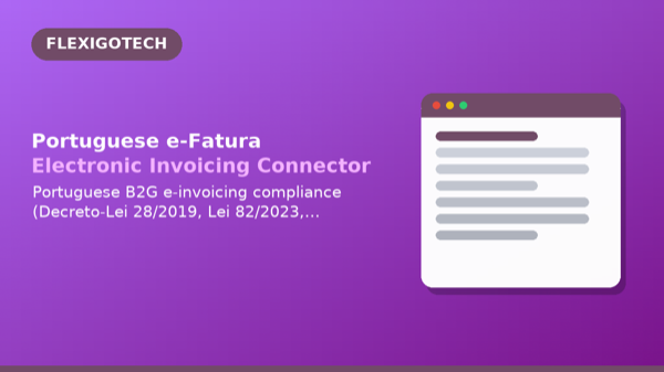 Portada del módulo Portuguese e-Fatura Electronic Invoicing Connector para Odoo
