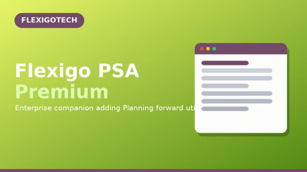 PSA Premium Enterprise dashboard in Odoo showing forward utilization and pipeline forecast
