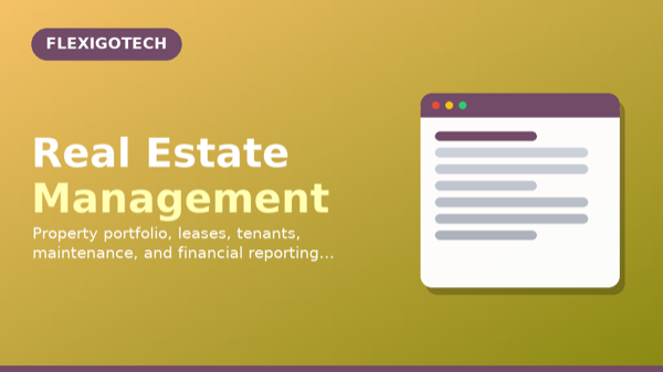 Portada del módulo Real Estate Management para Odoo