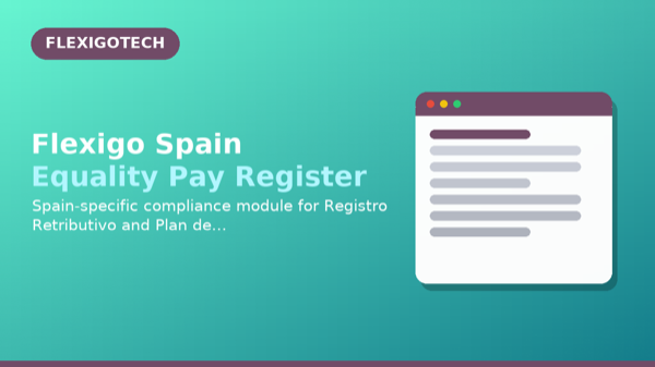 Portada del módulo Flexigo Spain Equality Pay Register para Odoo