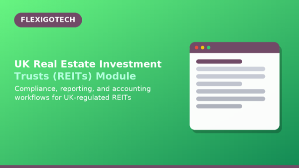 Portada del módulo UK Real Estate Investment Trusts (REITs) Module para Odoo