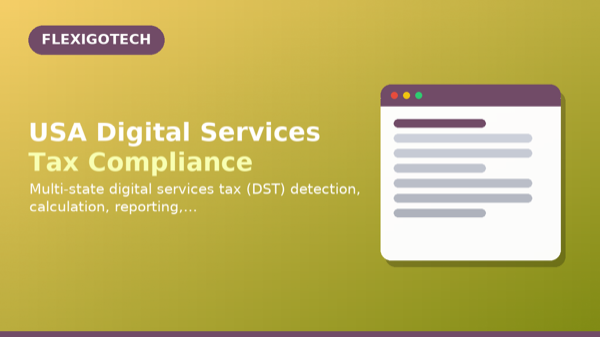 Portada del módulo USA Digital Services Tax Compliance para Odoo
