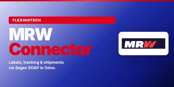 MRW connector: module cover on the odoo app store