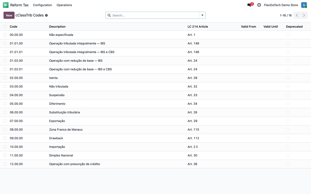 Brazil IBS/CBS Reform (NF-e/NFC-e/CT-e): real screenshot inside Odoo (2)