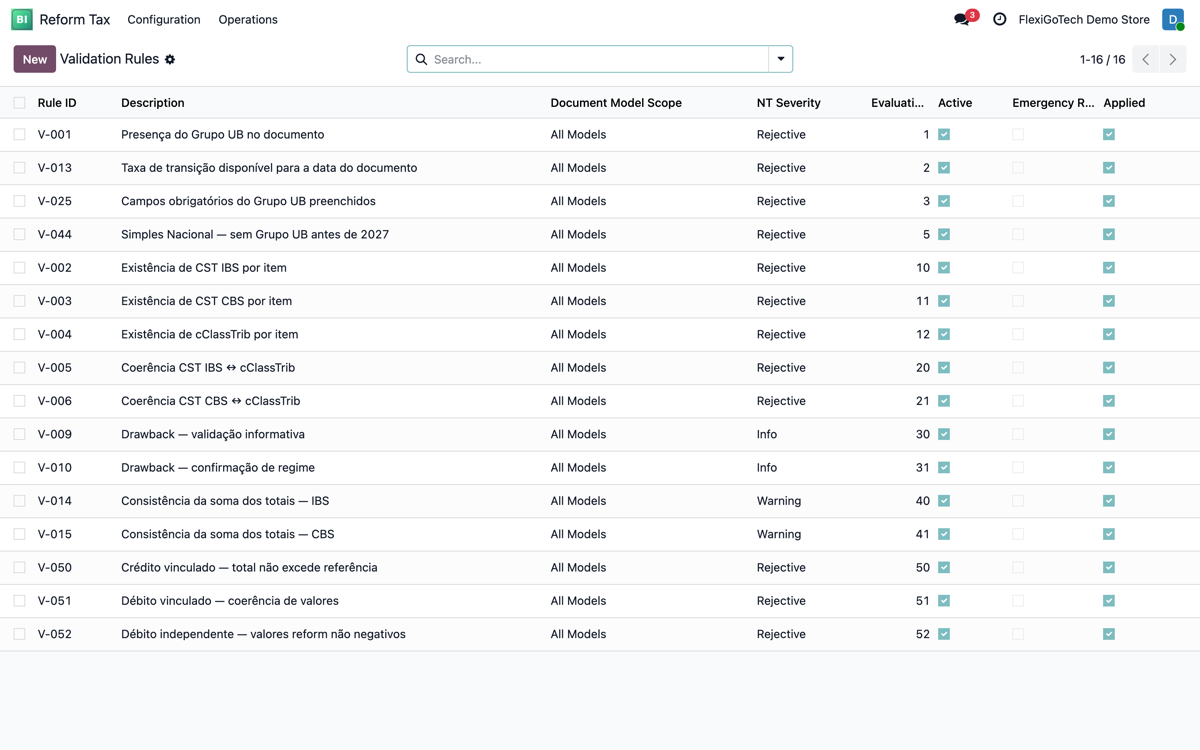 Brazil IBS/CBS Reform (NF-e/NFC-e/CT-e): real screenshot inside Odoo (3)
