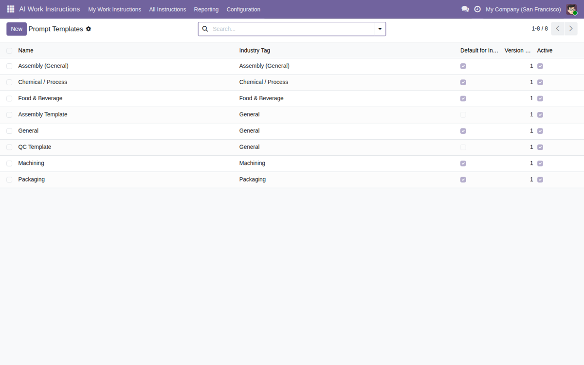 Manufacturing AI Work-Instruction Copilot: real screenshot inside Odoo (4)
