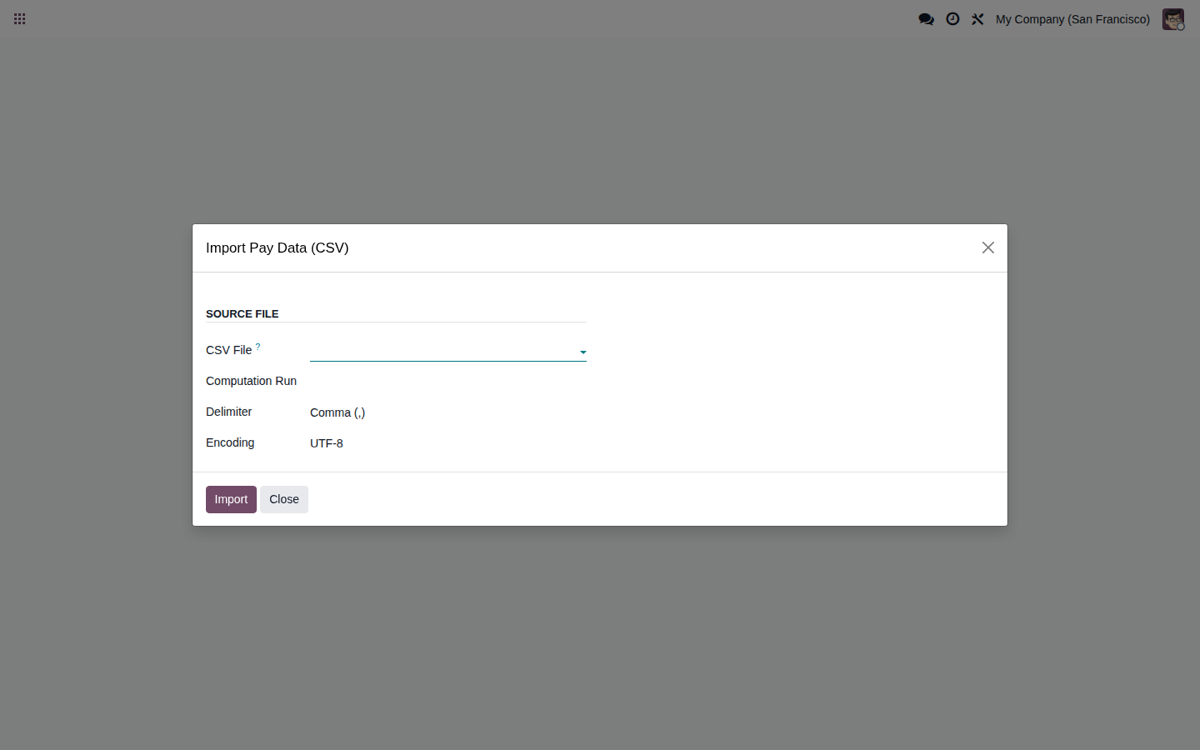 EU Pay Transparency for Odoo 19 — Import pay data (CSV)