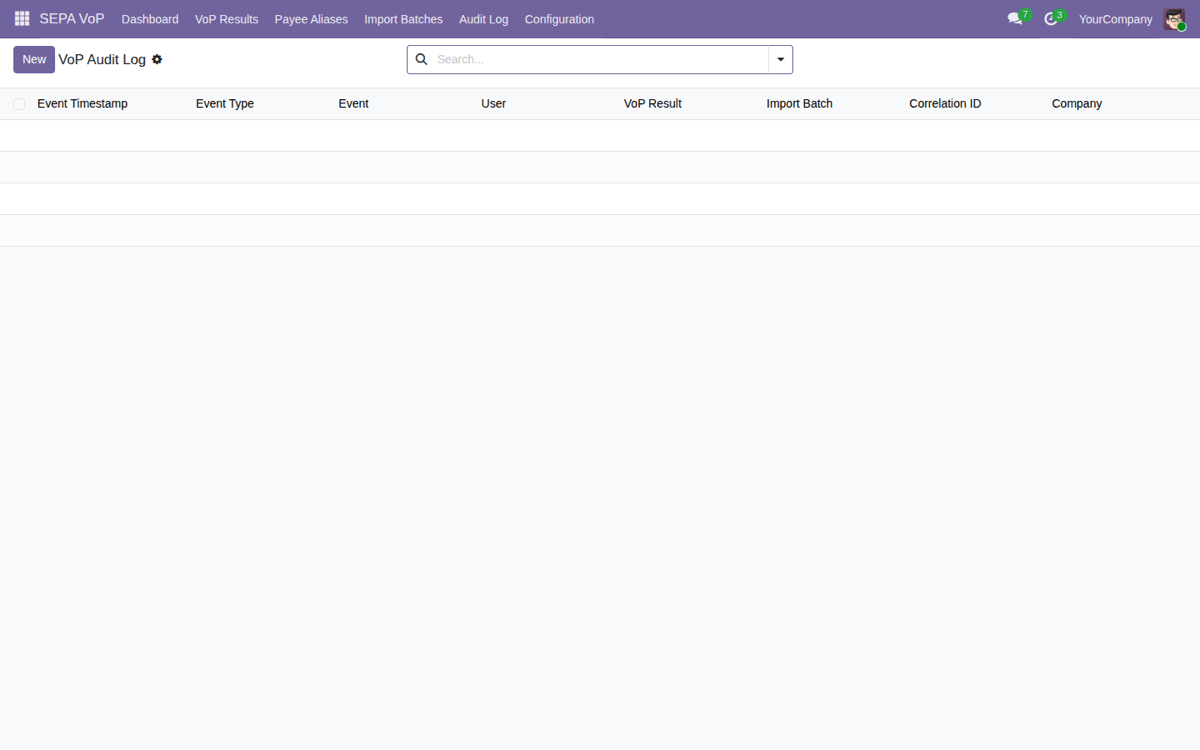 Append-only audit log