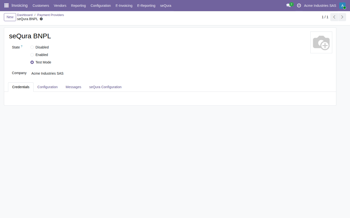 Payment Provider: seQura — Ficha del proveedor seQura