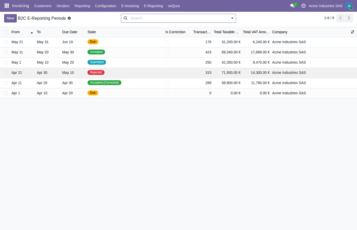 Facturación electrónica Francia gestionada dentro de Odoo 19 con Factur-X y Plateforme Agréée