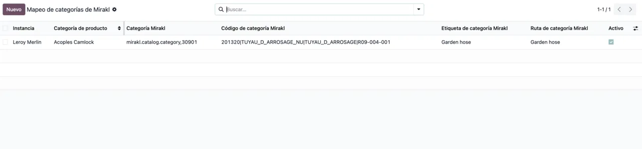 Category Mapping in Odoo 19