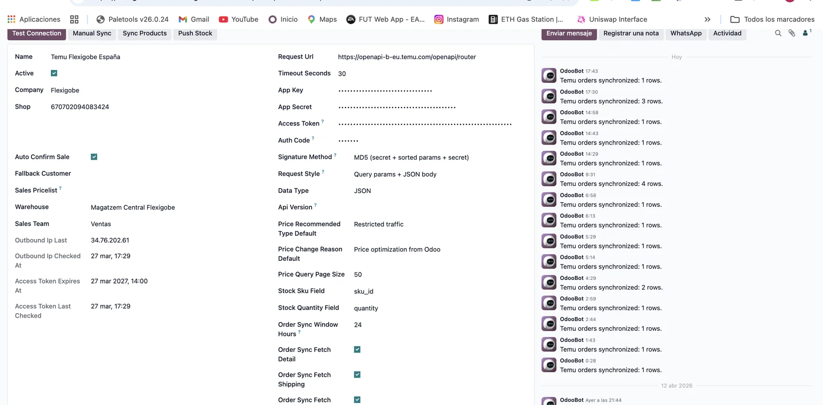Instancia Temu en Odoo 19